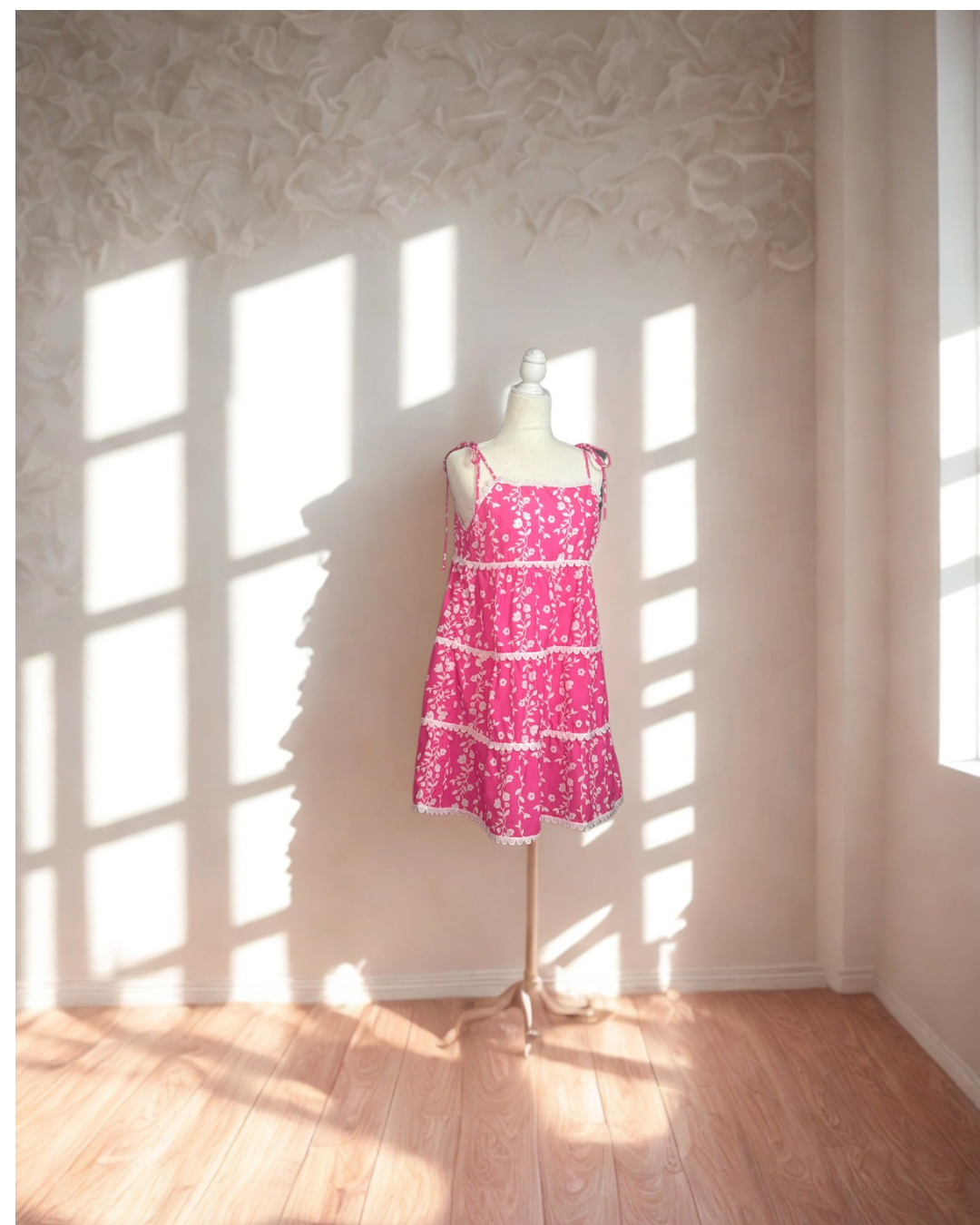 Bright Bloom Midi Dress - Cottage Cuties Boutique LLC