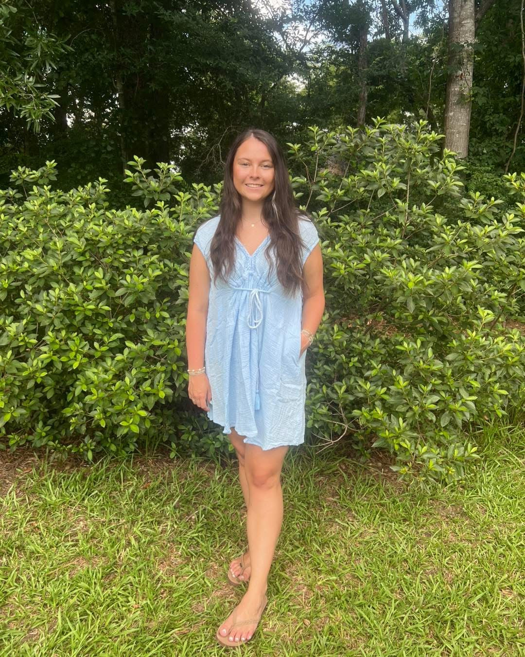 Bluebell Breeze Mini Dress - Cottage Cuties Boutique LLC