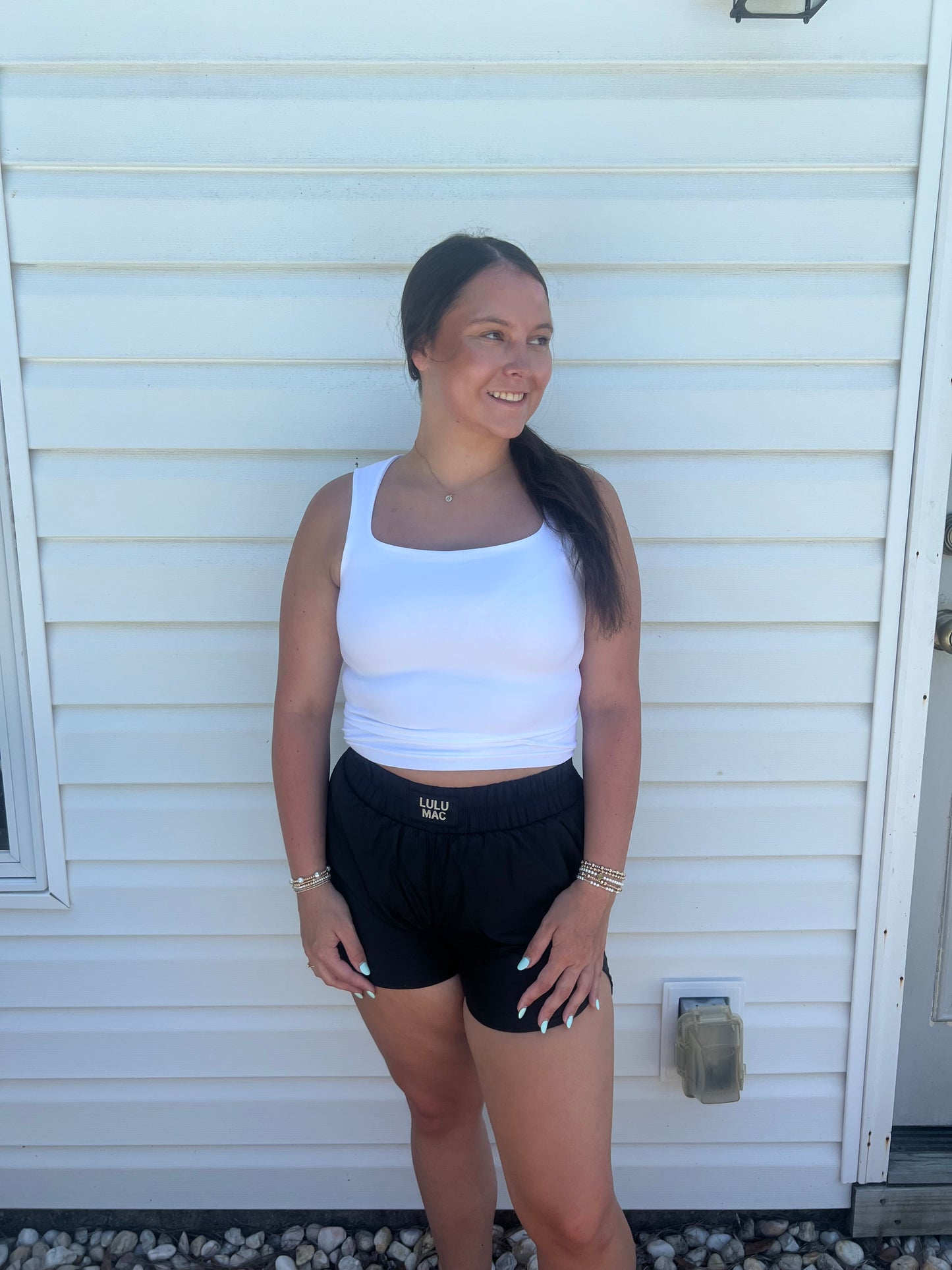 Lulu Mac Solid Shorts – Black - Cottage Cuties Boutique LLC
