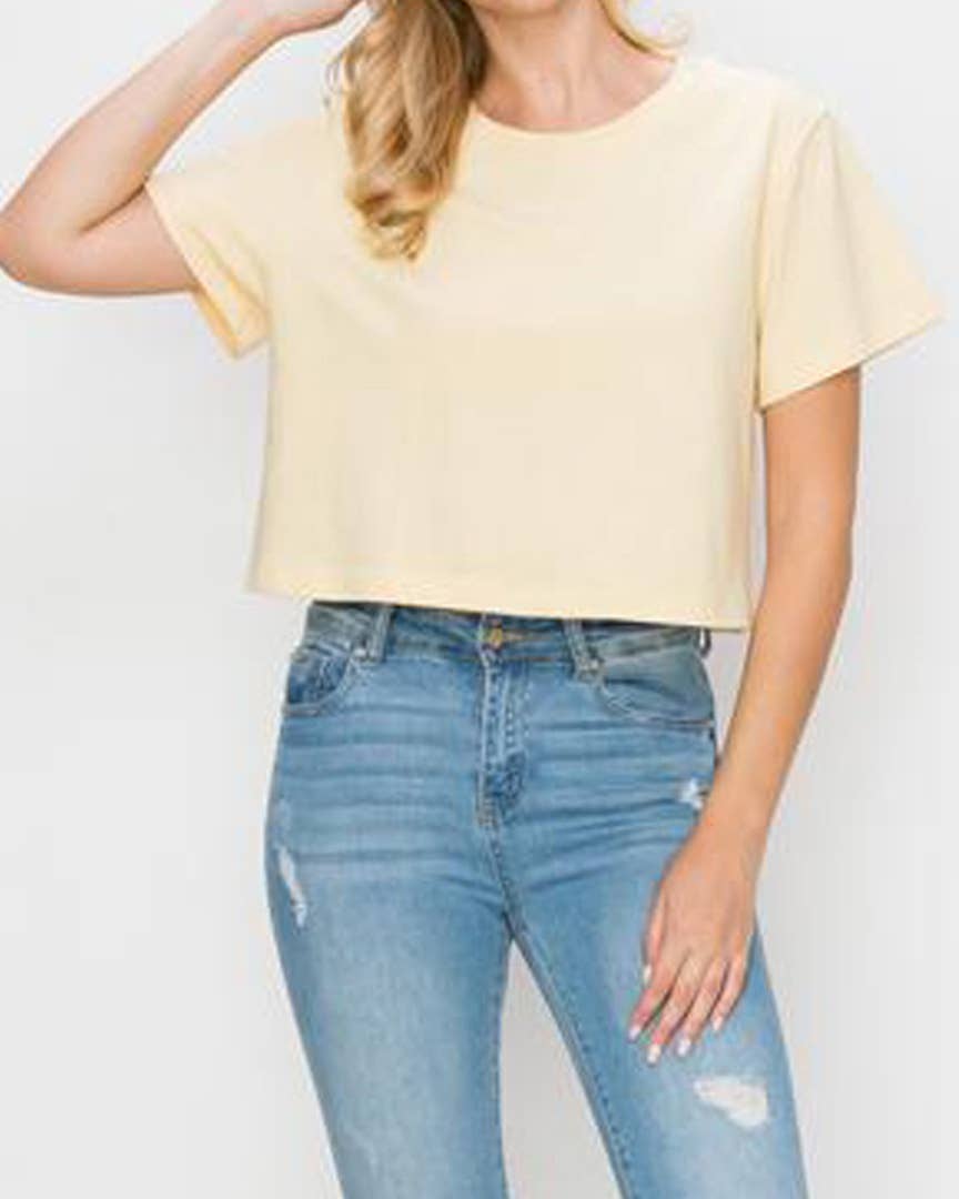 Freedom Soars Tee – White USA Eagle Graphic Crop Top in 100% Cotton - Cottage Cuties Boutique LLC