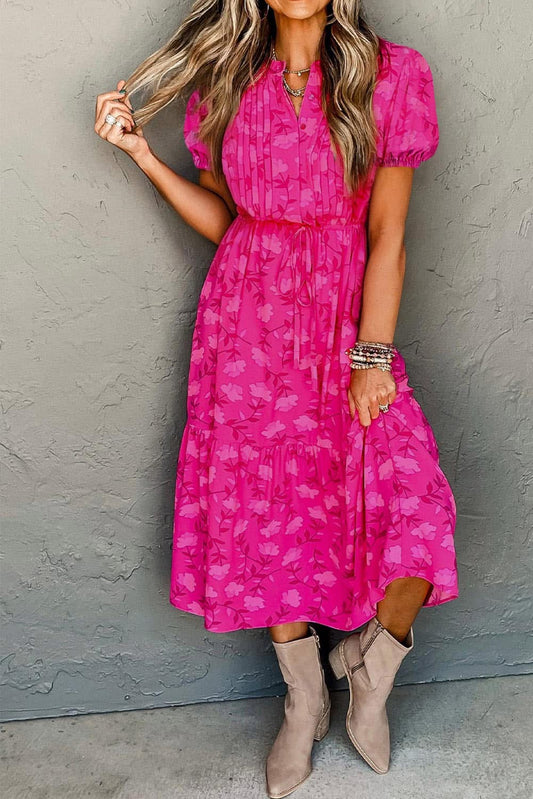 Petals & Pleats Dress - Cottage Cuties Boutique LLC
