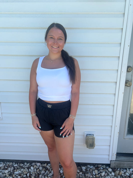 Lulu Mac Solid Shorts – Black - Cottage Cuties Boutique LLC