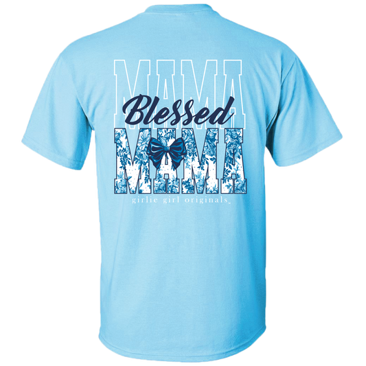 GIRLIE GIRL ORIGINALS BLESSES MAMA BOW T-SHIRT - Cottage Cuties Boutique LLC