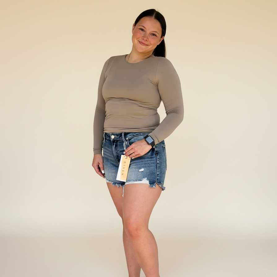 Downtown Darling Denim Shorts