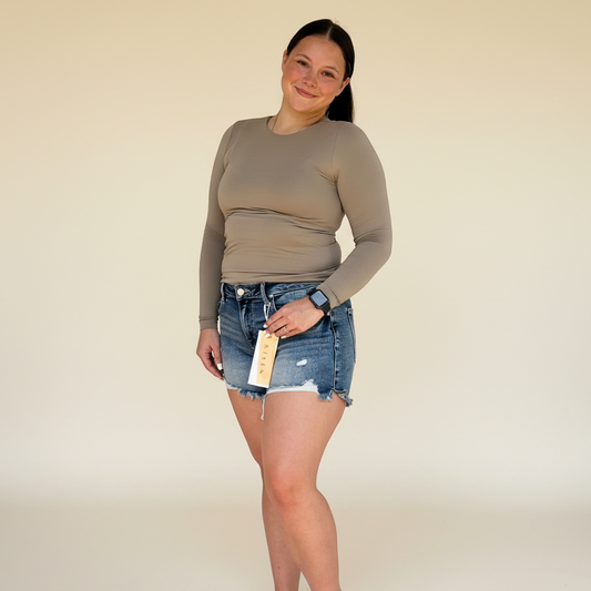 Downtown Darling Denim Shorts