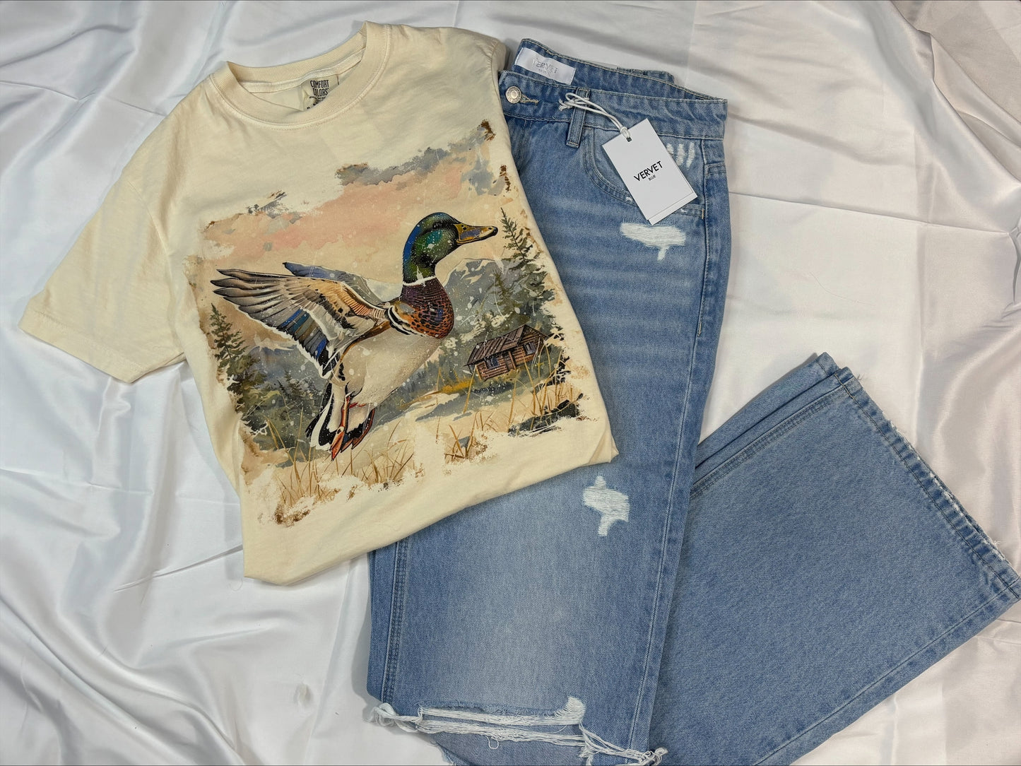 Mallard Duck T-Shirt (Ivory Color)